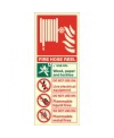 How To Fire Hose Reel Sign-Photoluminscent